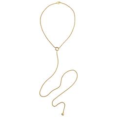 Cartier Gold Lariat necklace 