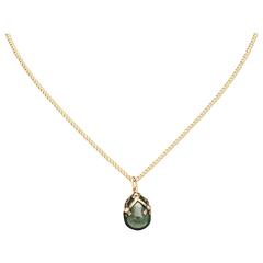 1890s Russian Nephrite Diamond Gold Easter Egg Pendant 8