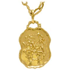 Jean Mahie gold pendant