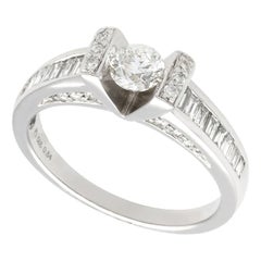 Diamond and White Gold Cocktail Ring