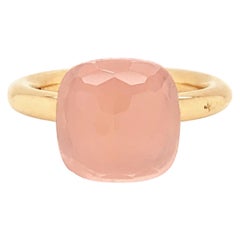 Pomellato Nudo Collection Rose Quartz 18 Carat Rose Gold Ring