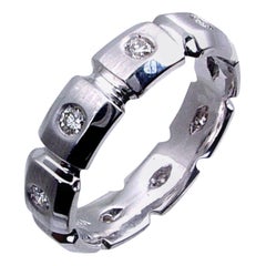0.51 Carat Bezel Set Diamond 18 Karat Gents Ring