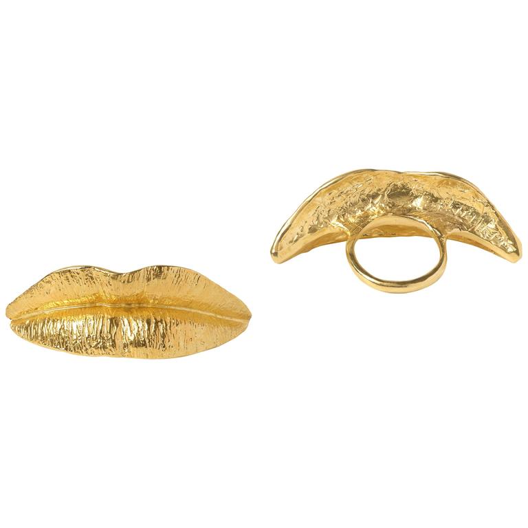 Labbra, ring by Jannis Kounellis, 2012 - limited edition - Artist Jewellery For Sale