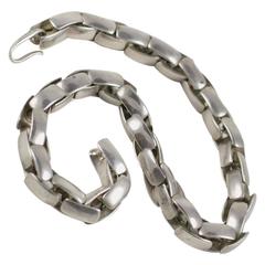 Substantial Robert Lee Morris Sterling Silver Collar 5