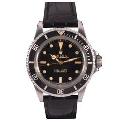 Vintage Rolex Stainless Steel Submariner Gilt Dial Self Winding Wristwatch