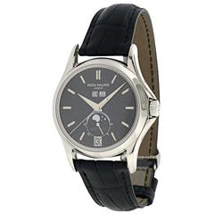 Patek Philippe Platinum Annual Calendar Self Winding Wristwatch Ref 5125P 