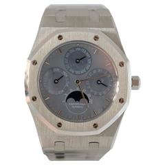 Used Audemars Piguet platinum Royal Oak Perpetual Calendar Automatic wristwatch