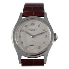 Patek Philippe stainless Steel calatrava Wristwatch ref 565 