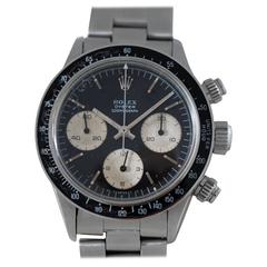 Rolex stainless steel Daytona chronograph Wristwatch Ref 6240 circa 1966