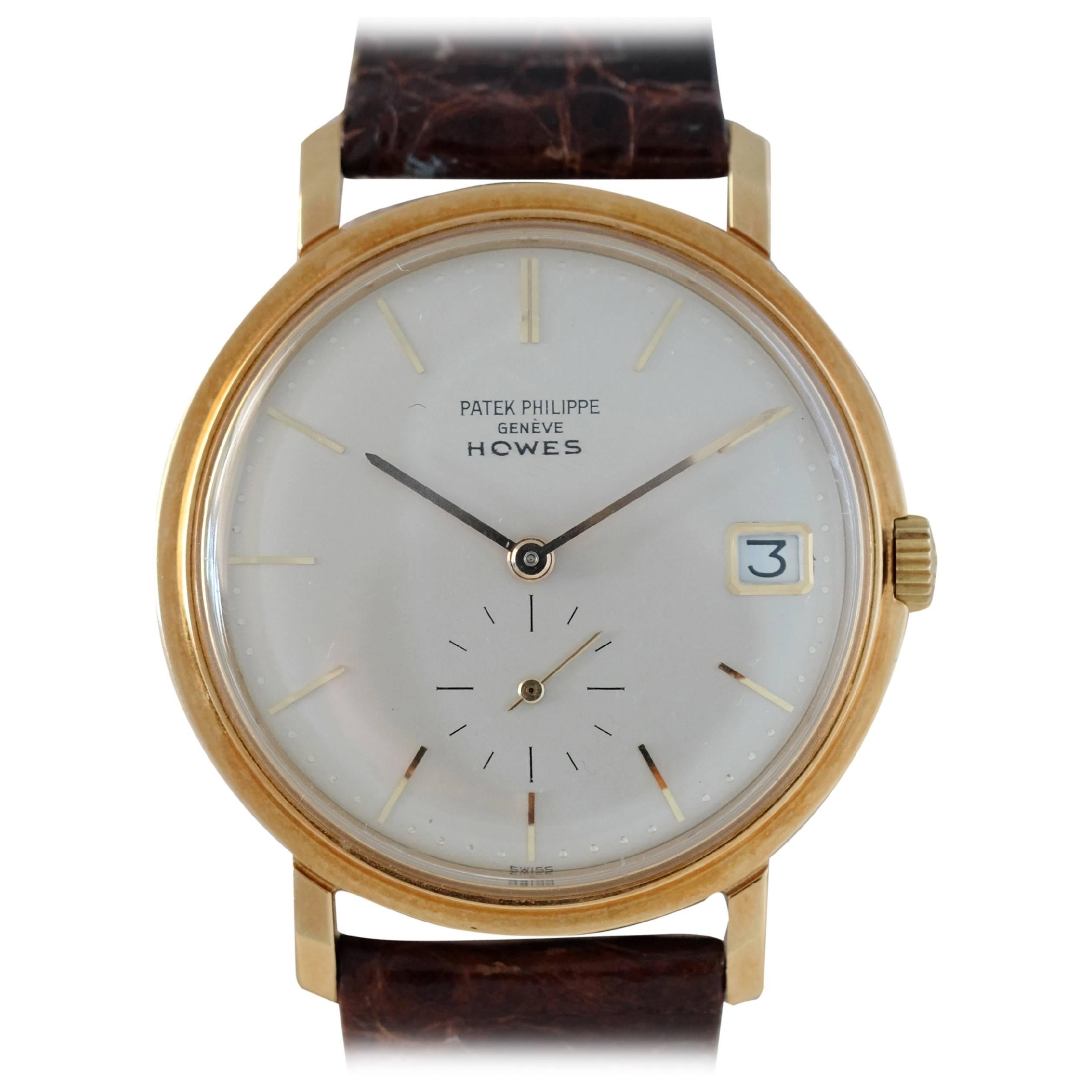 Patek Philippe for Howes Yellow Gold  Ref. 3445 Circa 1972