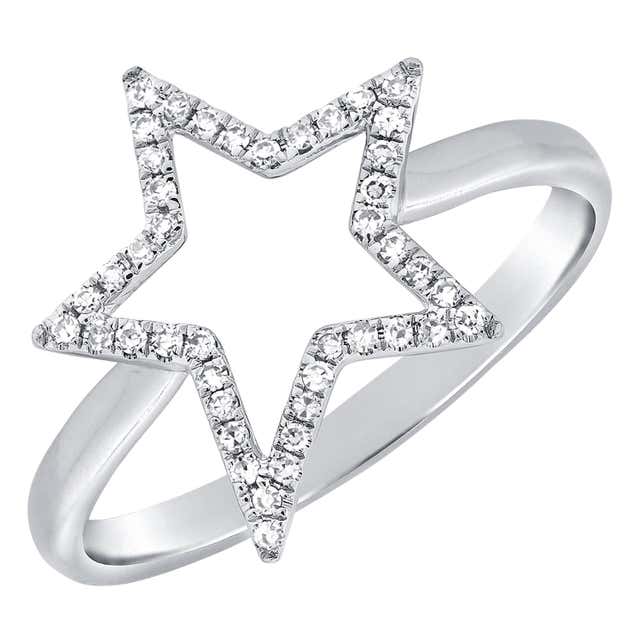 Vintage 1.14 Carat Diamond and Platinum Cluster Ring, Circa 1940 For ...