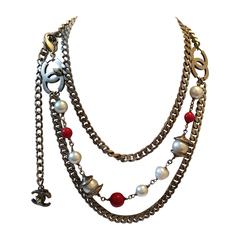 Vintage Chanel Silver Tone Belt / Necklace 2