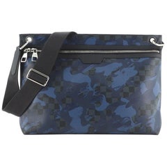 Louis Vuitton Hunter Handbag Limited Edition Camouflage Damier Cobalt