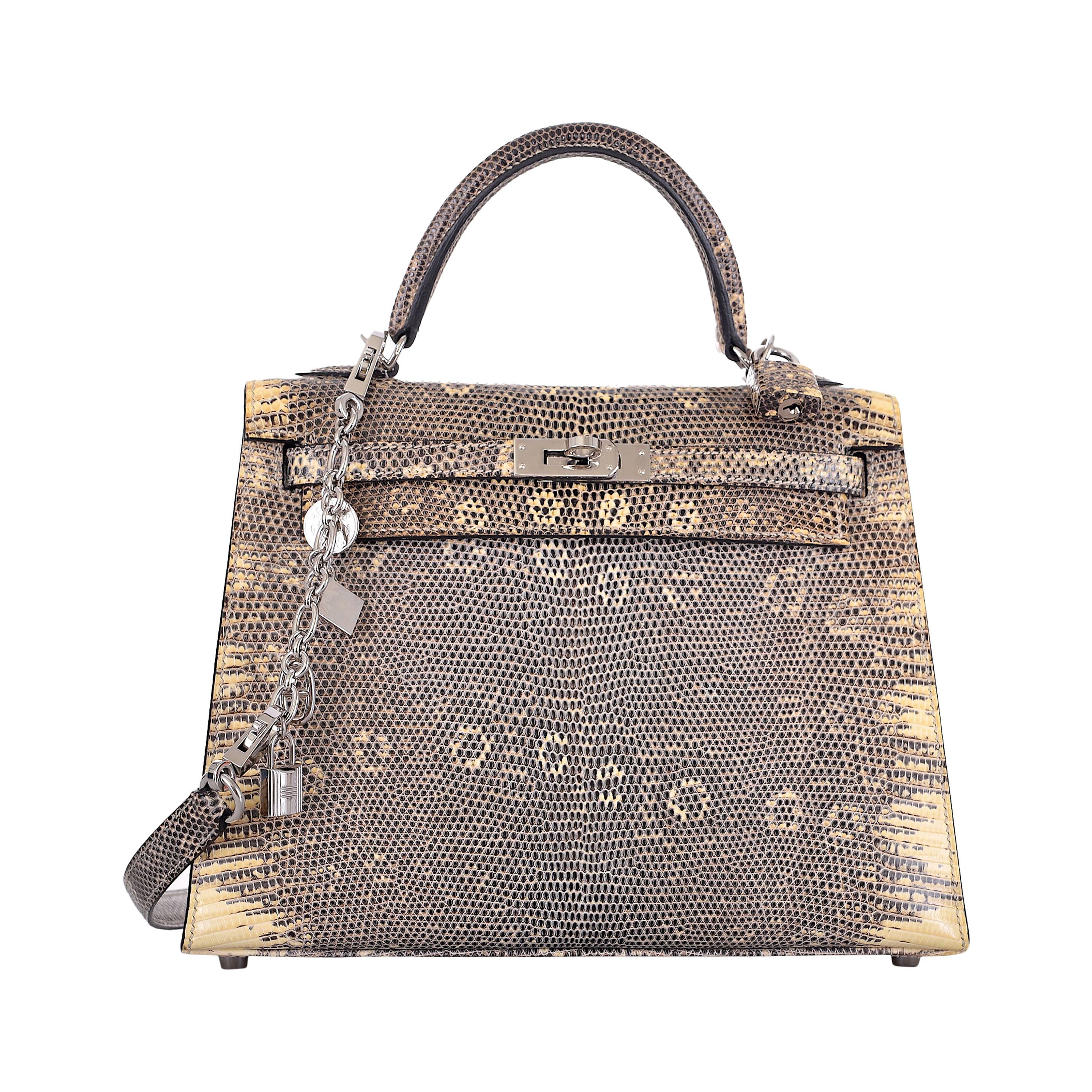 IMPOSSIBILE TROVARE BORSA HERMES KELLY 25CM OMBRE LIZARD FABULOSITY JF FAVE JaneFinds