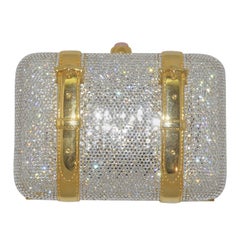 Vintage Judith Leiber Crystal Encrusted Minaudière Bag