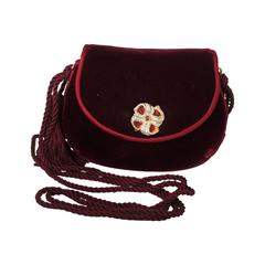 Prada Green Satin Rhinestone Crossbody and Clutch For Sale at 1stdibs