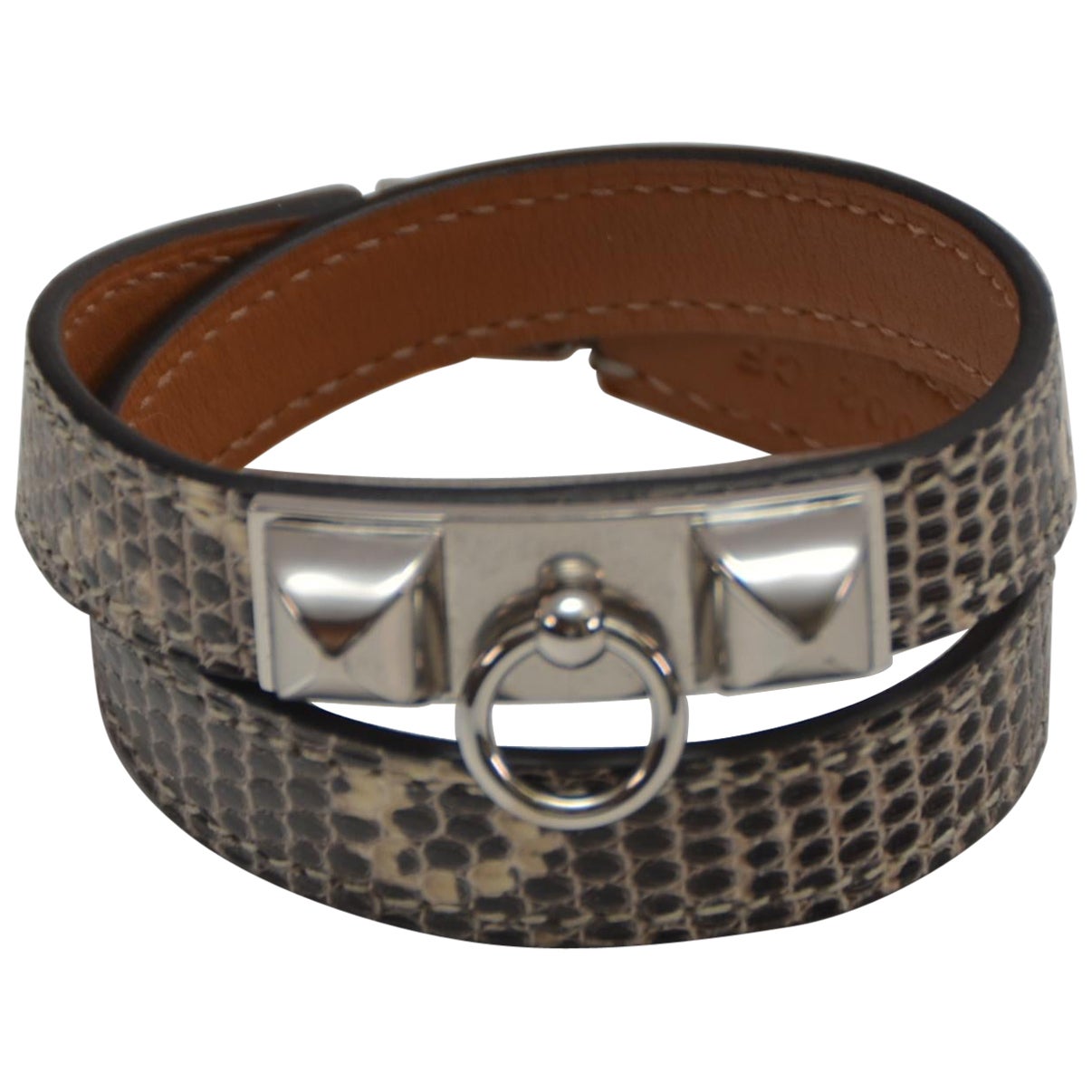Hermes  Rivale Tour Lizzard Natura T3 1B Ombre   NEW For Sale