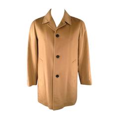 MARC JACOBS Men's 38 Tan Camel Hair Coat