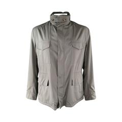 LORO PIANA Men's 42 Olive Polyester Jacket