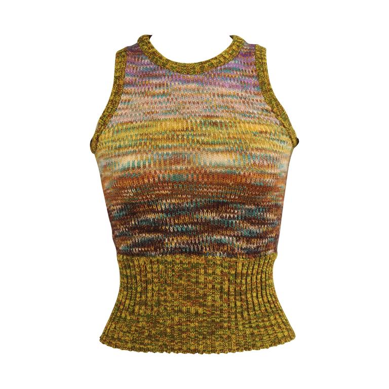 1070's Yves Saint Laurent "Poor Boy" Sweater at 1stDibs