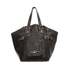 Sac "Downtown Tote" en python noir YSL