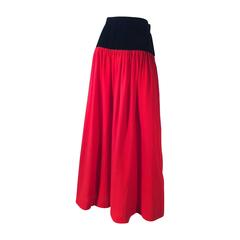 Yves Saint Laurent Gypsy Evening Skirt 1970s