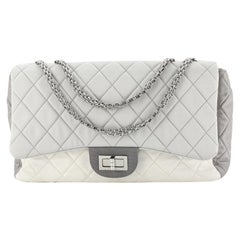 Chanel Tricolor Reissue 2.55 Flap Bag Quilted Grosgrain Satin 227