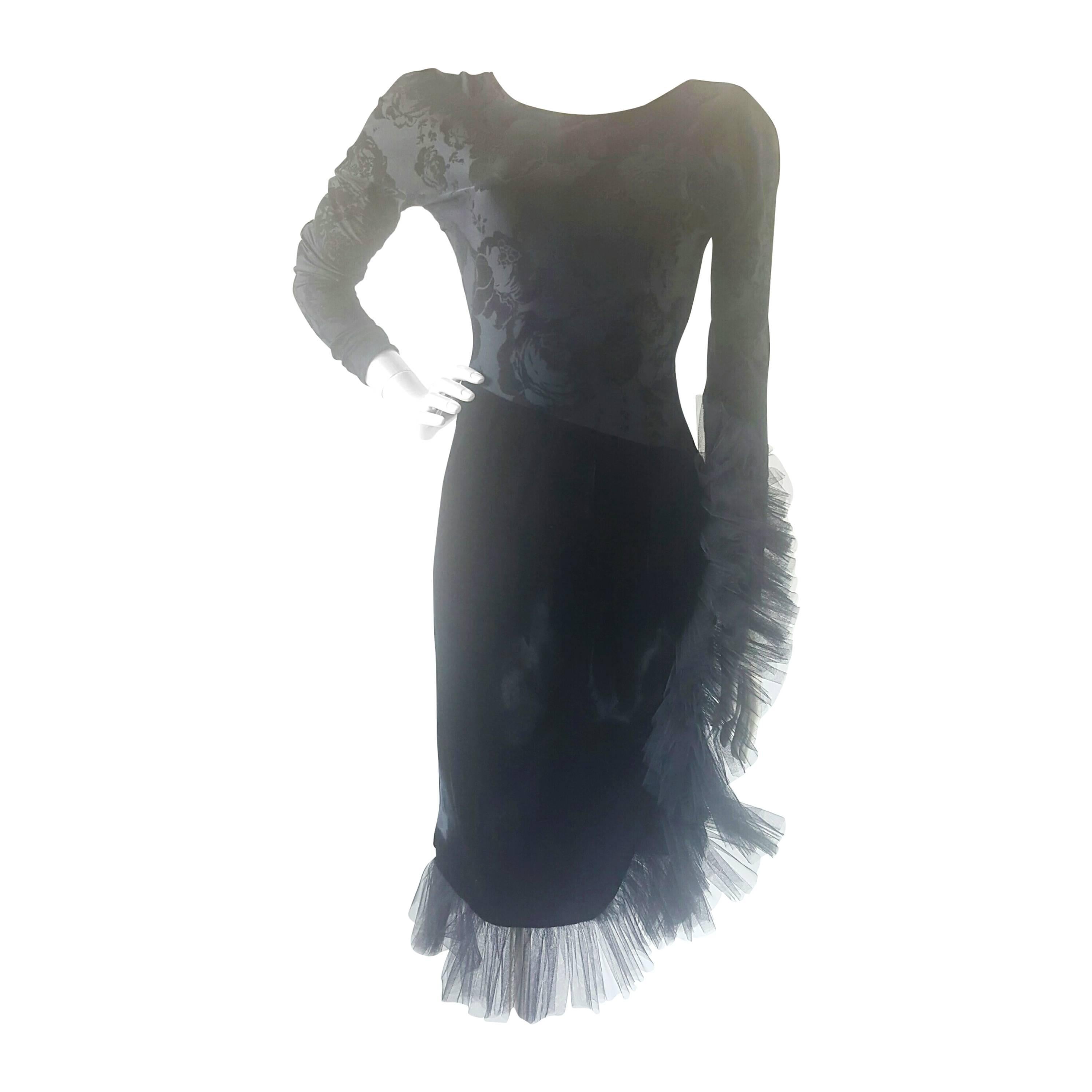 1970s Chiara Boni black dress For Sale