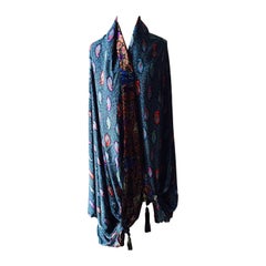 Retro Stunning Velvet Shawl by Emanuel Ungaro