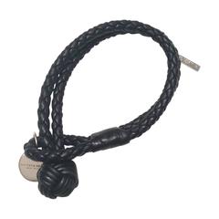 Bottega Veneta Black Intrecciato Nappa Bracelet 