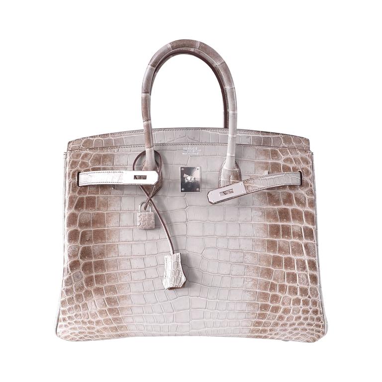 Hermes Birkin 30cm 35cm Bag In Pink Crocodile Leather