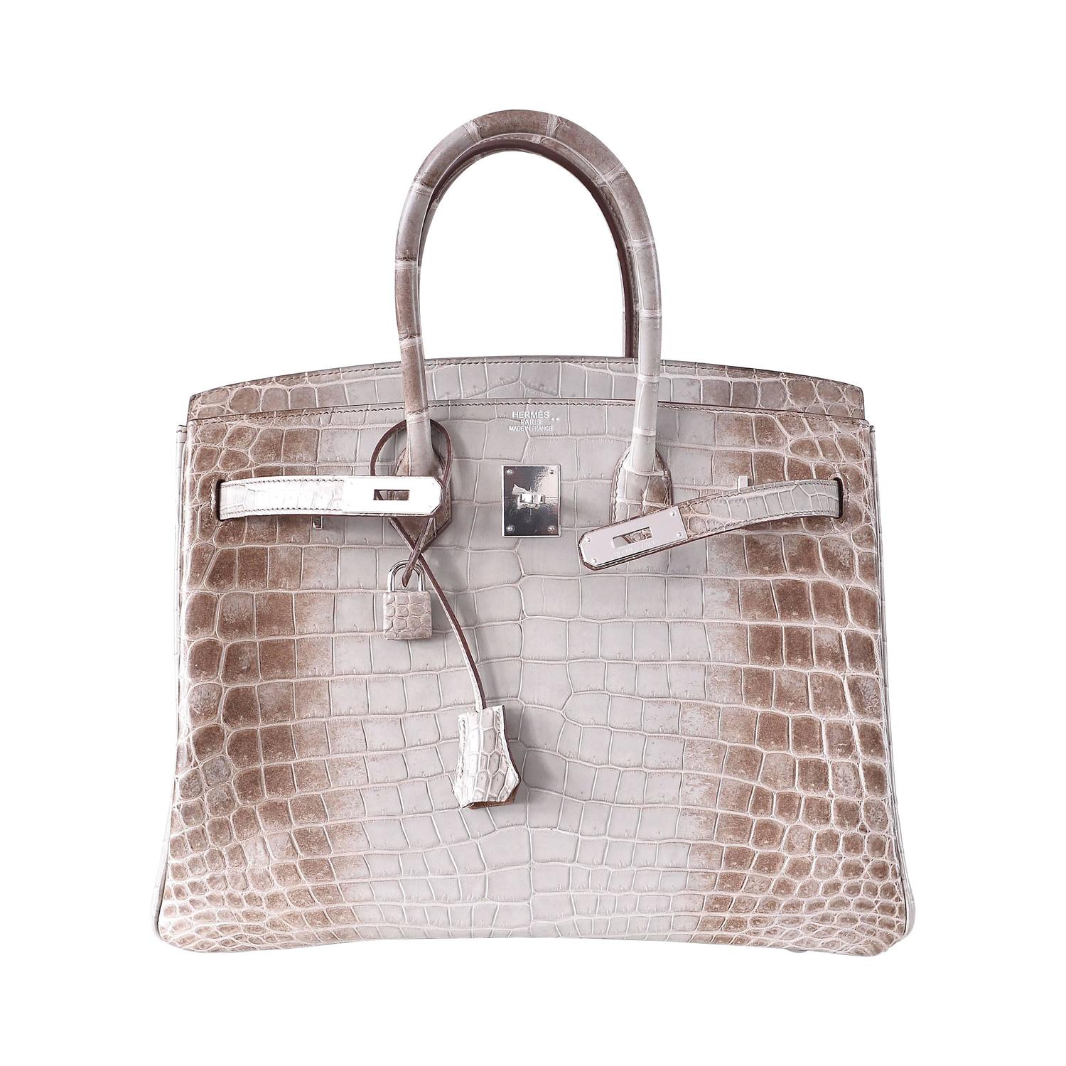 hermes himalayan nilo crocodile 35cm birkin bag limited edition janefinds, birkin handbags price