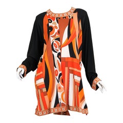 1960s style Averardo Bessi Silk Jersey Tunic Dress