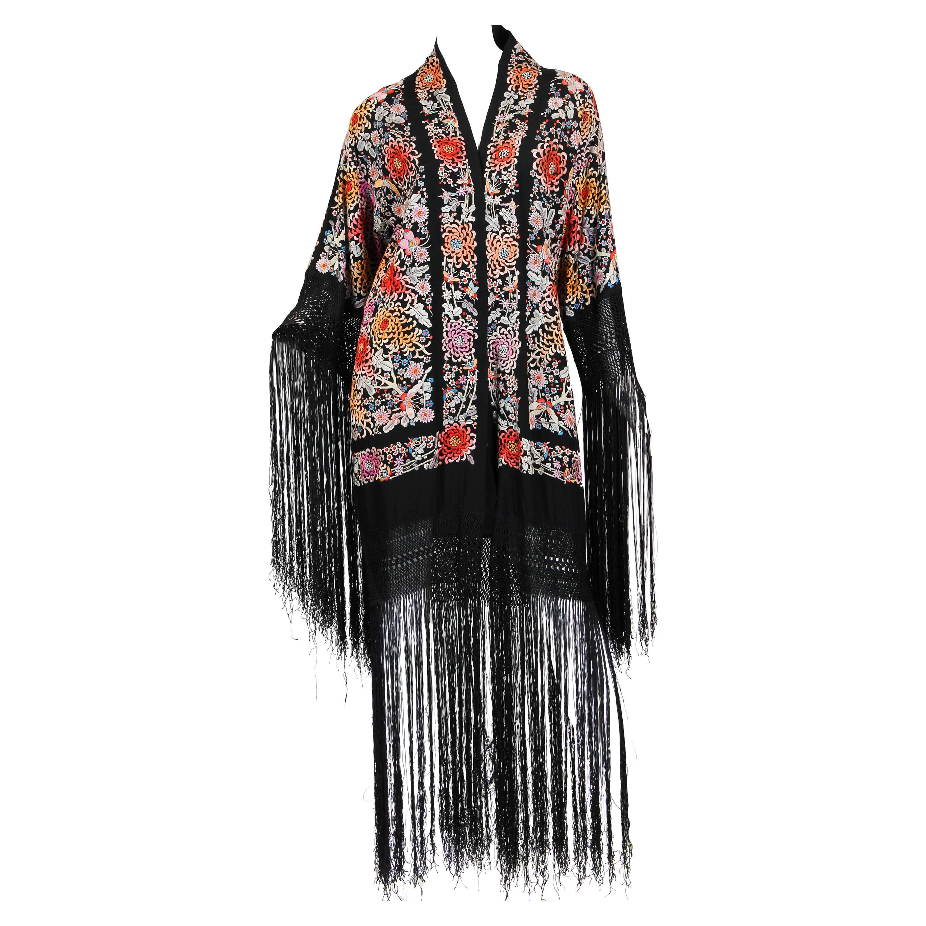 1920s Piano Shawl Kimono