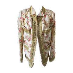 Exquisite Junya Watanabe Vintage Rose Crinkled Jacket Est. M.