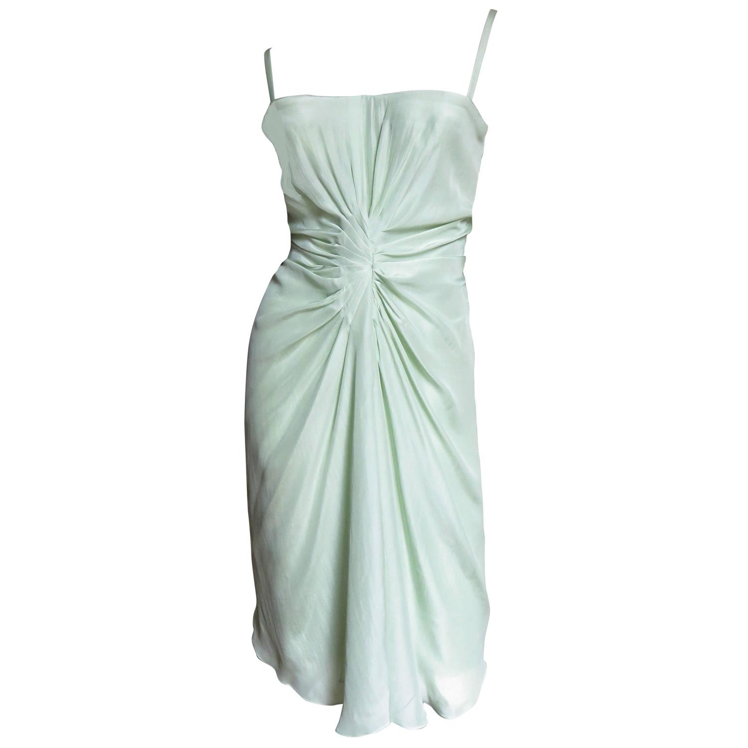 Christian Dior Ruched Bustier Corset Dress For Sale at 1stdibs