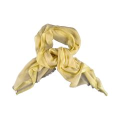 LORO PIANA Pastel Yellow Cashmere - Silk Shadow Scarf Shawl