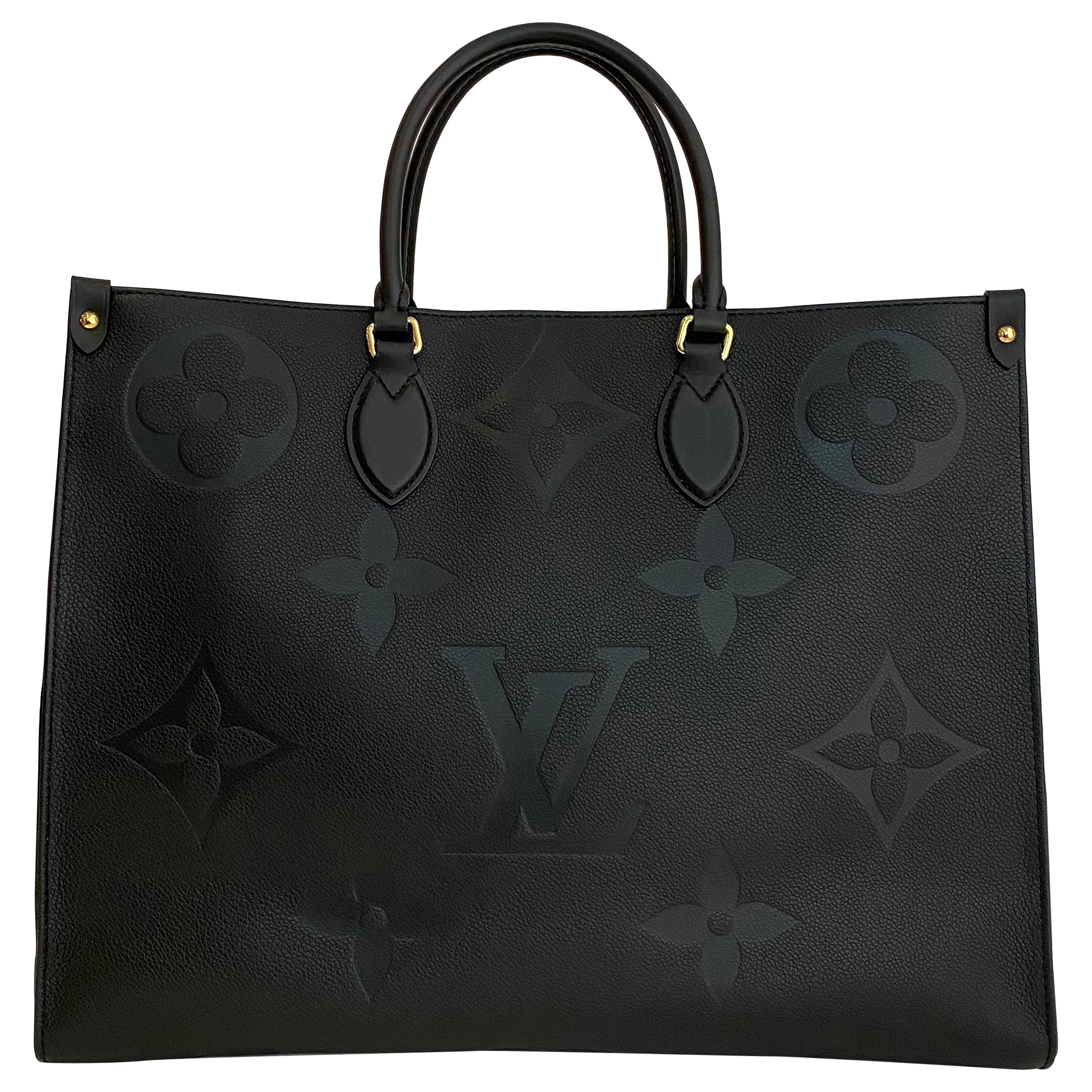 louis vuitton black and monogram bag
