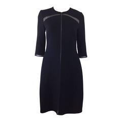 Ralph Rucci black crepe dress size 4 5