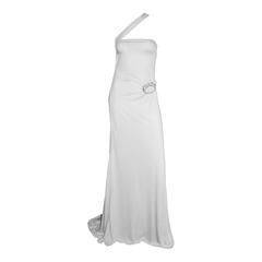 One Of Four Uber-Rare & Iconic Tom Ford Gucci FW04 Collection White Dragon Gowns