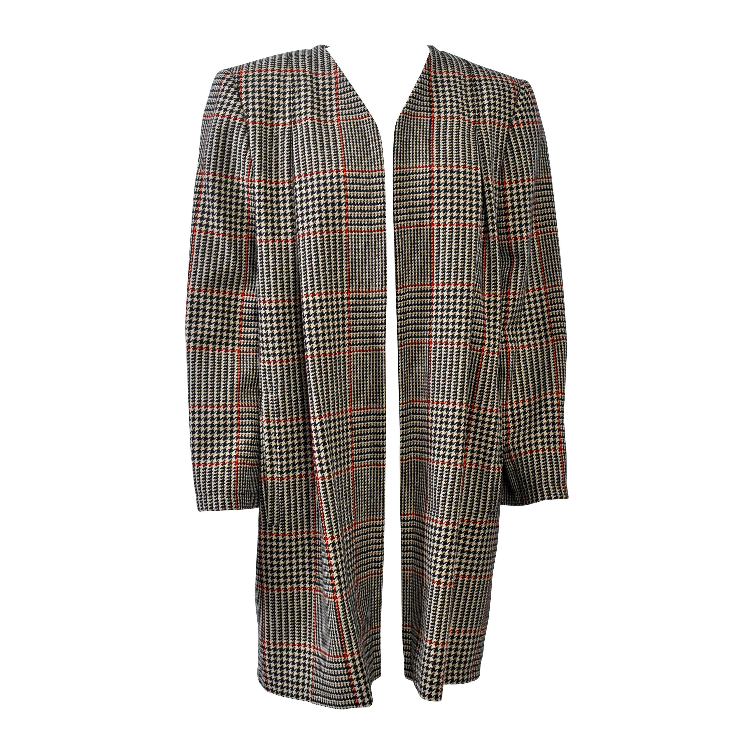 Valentino Glen Plaid Coat