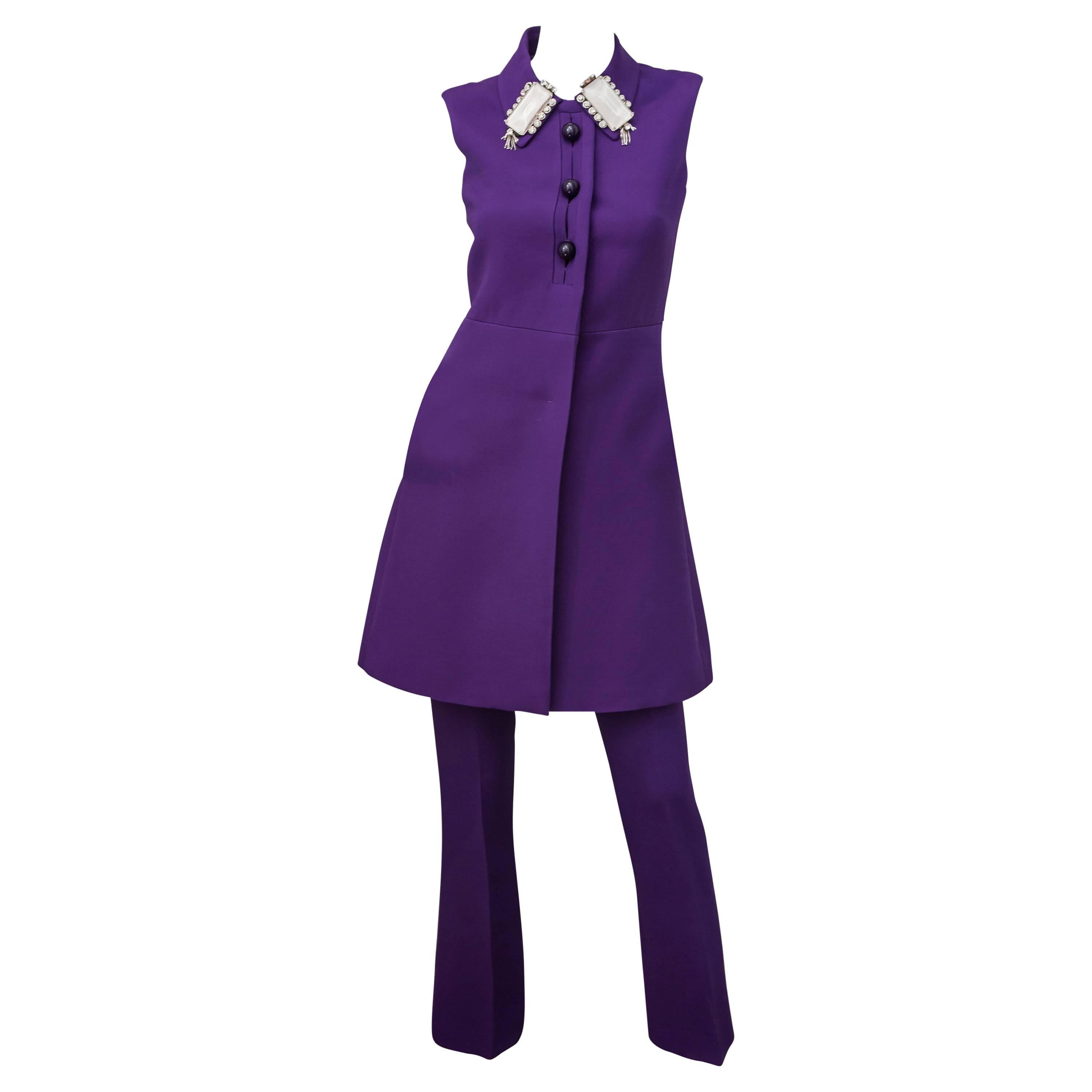 PRADA Purple Pant Suit