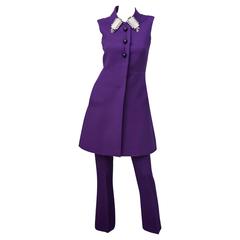 PRADA Purple Pant Suit 