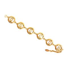 Vintage 1980's Chanel Gold-Toned Bracelet