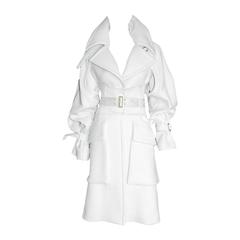 The Most Heavenly Tom Ford Gucci FW2003 White Cashmere Runway Coat and ...