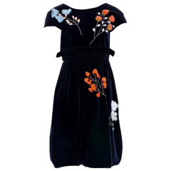 New $3710 Fendi Karl Lagerfeld Runway Kendall Jenner Velvet Mink Dress 2016