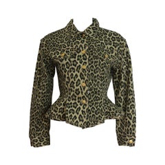 Junior Gaultier Leopard Print Jacket c.1988