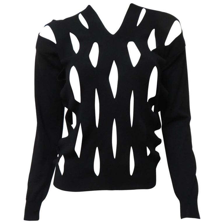 Comme des Garcons New Cut out Sweater For Sale at 1stDibs | cut out ...