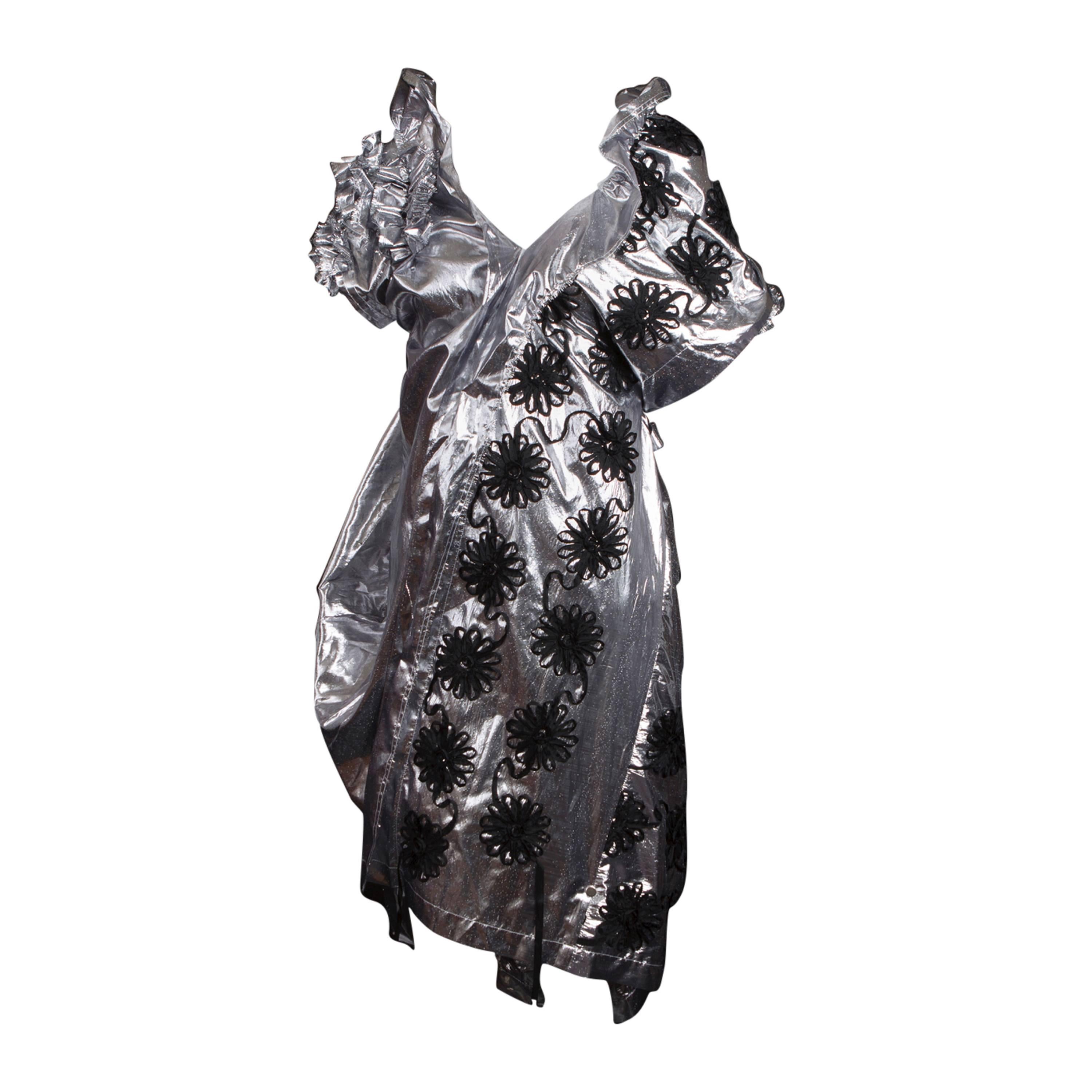 2008 Silver Lame Tao for Commes des Garcons Dress For Sale