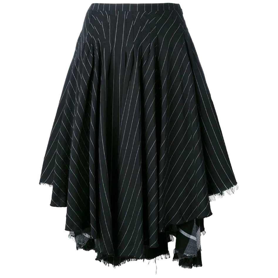 Kenzo quilted wrap skirt For Sale at 1stDibs